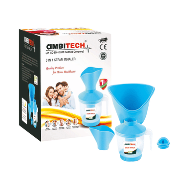 Ambitech 3 In 1 Steam Inhaler White