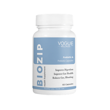 Vogue Wellness Biozip Dietary Supplement - Probiotic & Prebiotic Capsule