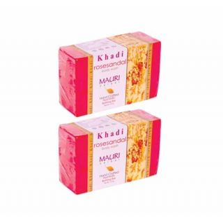 Khadi Mauri Herbal Rose Sandal Soap