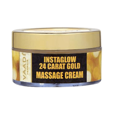 Vaadi Herbals 24 Carat Gold Massage Cream - Kokum Butter & Wheatgerm Oil
