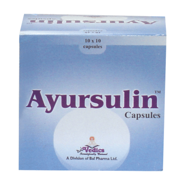 Ayursulin Capsule | Maintain Blood Sugar-Related Issues, Stress, Improve Glucose And Metabolism