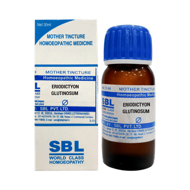 SBL Eriodictyon Glutinosum Mother Tincture Q