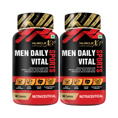 MuscleXP Multivitamin Men Daily Vital Sports Tablet (60 Each) Tablet (60 Each)