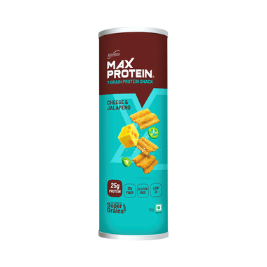RiteBite Max Protein Chips With Fibre & Low GI | Gluten Free | Flavour Cheese & Jalapeno
