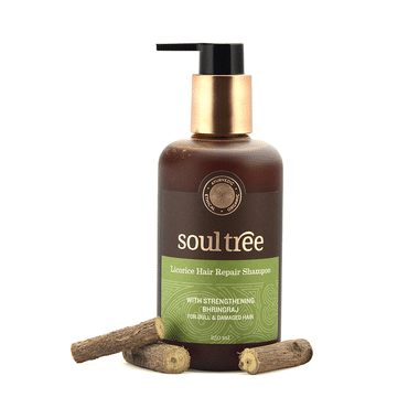 Soul Tree Licorice With Strenghening Bhringraj Hair Repair Shampoo