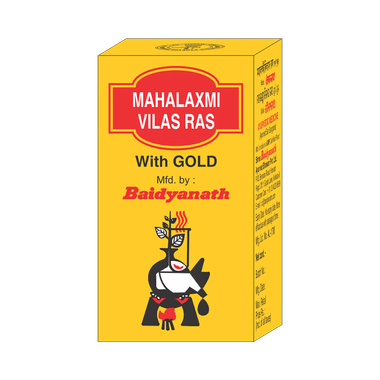 Baidyanath Mahalaxmi Vilas Ras With Gold | Manages Cold, Cough & Fever
