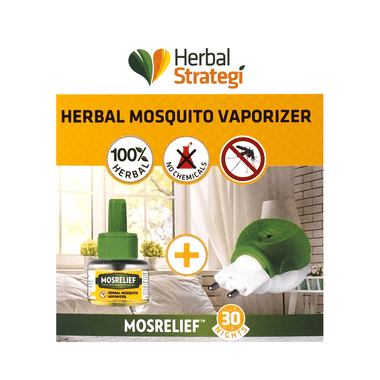 Herbal Strategi Mosrelief Herbal Mosquito Vaporizer Machine With Refill 40ml