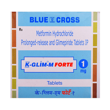 K-Glim-M Forte 1mg Tablet PR