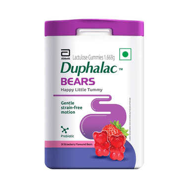 Duphalac Bears Lactulose Prebiotic Gummy | Flavour Strawberry