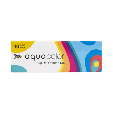 Aquacolor Daily Disposable Colored Contact Lens With UV Protection Naughty Brown