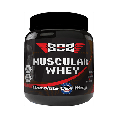 SOS Nutrition Muscular Whey Protein Powder Chocolate