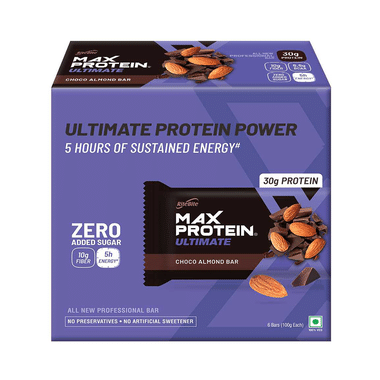 RiteBite Max Protein Ultimate Bar | Flavour Choco Almond