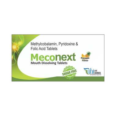 Meconext Tablet MD Pineapple Sugar Free