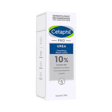 Cetaphil Pro 10% Urea Smoothing Repair Lotion | For Sensitive Skin