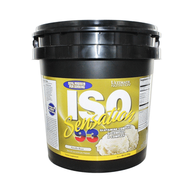 Ultimate Nutrition ISO Sensation 93 Whey Isolate Protein | Flavour Vanilla Bean Powder