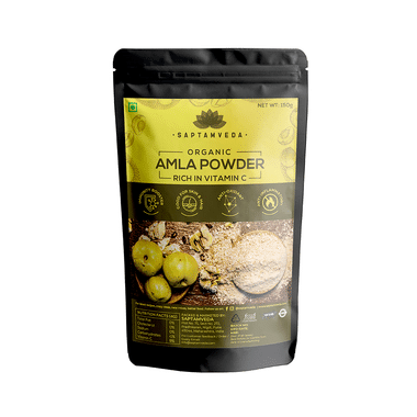 Saptamveda Organic Amla Powder (150gm Each)