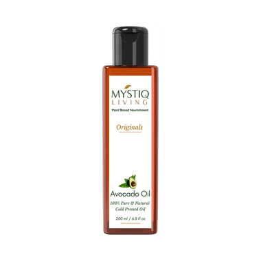 Mystiq Living Avocado For Hair, Face And Skin | Cold Pressed, 100% Pure And Natural Oil