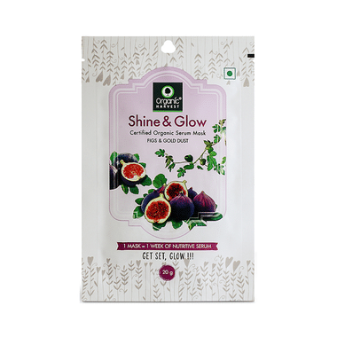 Organic Harvest Shine & Glow Certified Organic Serum Mask