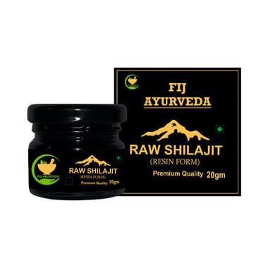 Fij Ayurveda Raw Shilajit (Resin Form)