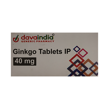 DavaIndia Ginkgo 40mg Tablet