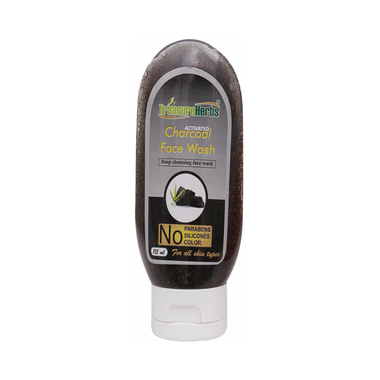 TreasureHerbs Activated Charcoal Face Wash