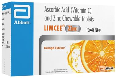 Limcee Zinc Chewable Tablet Orange Buy Strip Of 15 Chewable Tablets At Best Price In India 1mg