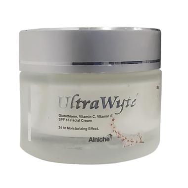 UltraWyte SPF 15 Facial Cream | Contains Glutathione, Vitamin C & Vitamin E