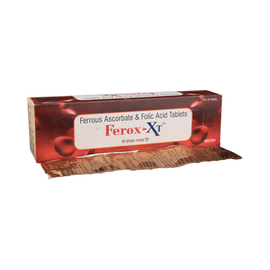 Ferox -XT Tablet With Ferrous Ascorbate & Folic Acid