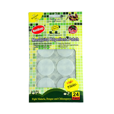 Runbugz Mosquito Repellent Patch White