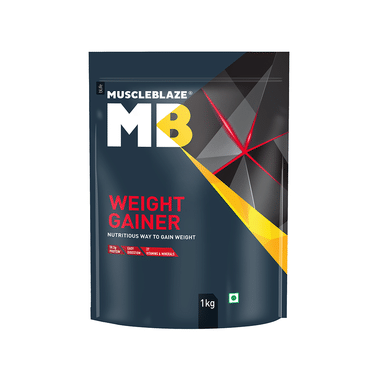 MuscleBlaze Weight Gainer | With Added Digezyme For Muscle Mass | Flavour Banana