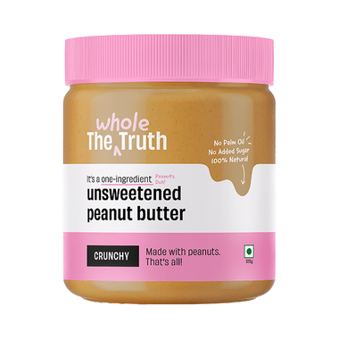 The Whole Truth Unsweetened Peanut Butter Crunchy