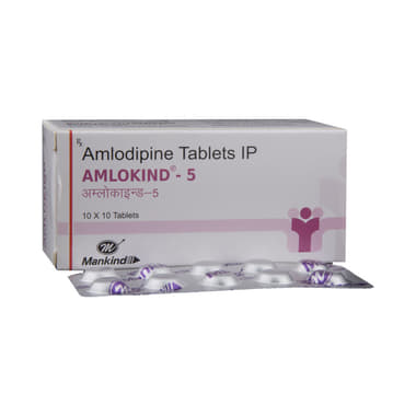 <span style='color:#626A7A'>Amlokind 5 Tablet</span>