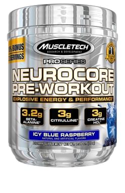 Muscletech Pro Series Neurocore Pre-Workout Powder Blue Raspberry