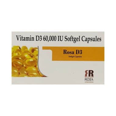 Rosa D3 Softgel Capsule