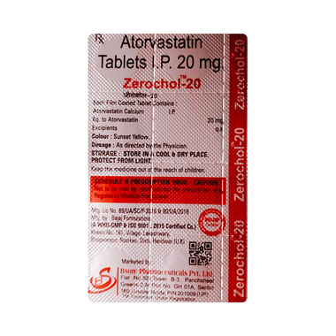 Zerochol 20 Tablet