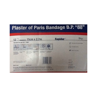 Rapidur Plaster Of Paris Cast Bandage B.P. 15cm X 2.7m