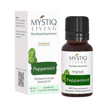 Mystiq Living Peppermint Essential Oil 100% Pure Therapeutic Grade