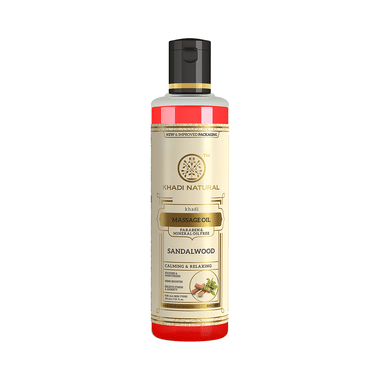 Khadi Naturals Sandalwood Herbal Massage Oil SLS & Paraben Free