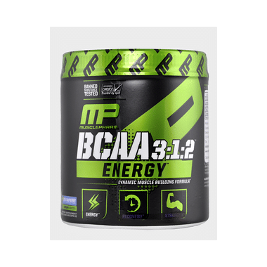 Muscle Pharm BCAA 3:1:2 Energy Powder Blue Raspberry
