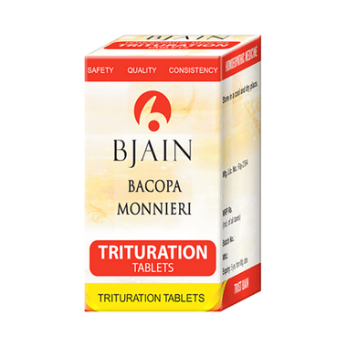 Bjain Bacopa Monnieri Trituration Tablet 6X