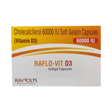 Raflo-Vit D3 Softgel Capsule