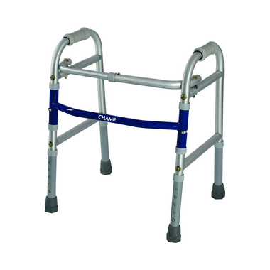 Vissco 3901 Champ Folding Walker-Child Universal Anodized And Silver