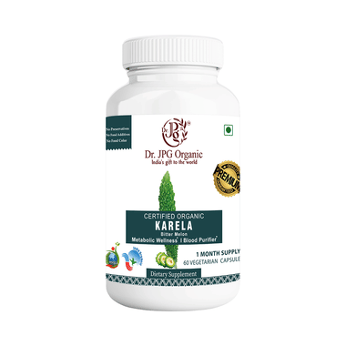 Dr. JPG Organic Karela Vegetarian Capsule