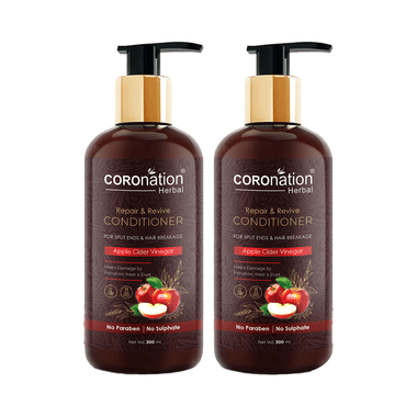 Coronation Herbal Apple Cider Vinegar Repair & Revive Conditioner (300ml Each)