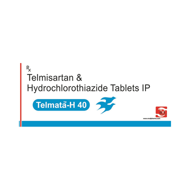 Telmata H 40mg/12.5mg Tablet