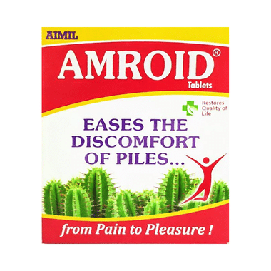 Amroid Tablet | Eases Constipation & Discomfort Of Piles