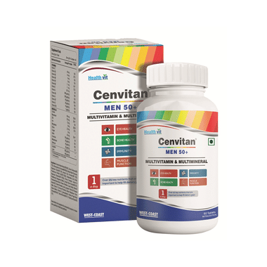 HealthVit Centivan Men 50+ Multivitamin & Multimineral Tablet