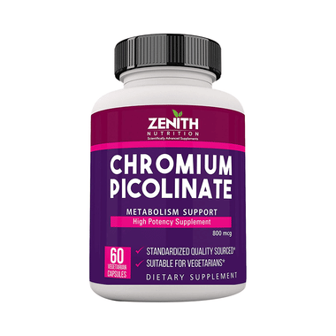 Zenith Nutrition Chromium Picolinate 800mcg Capsule