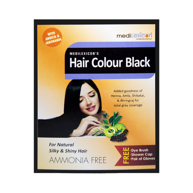 Medilexicon Hair Colour Sachet (10gm Each) Black
