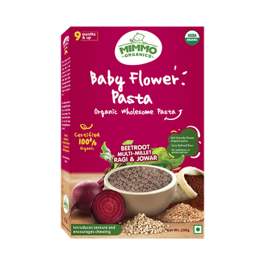 Mimmo Organics Wholesome Pasta (9 Months & Up) Baby Flower